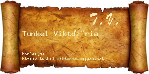 Tunkel Viktória névjegykártya